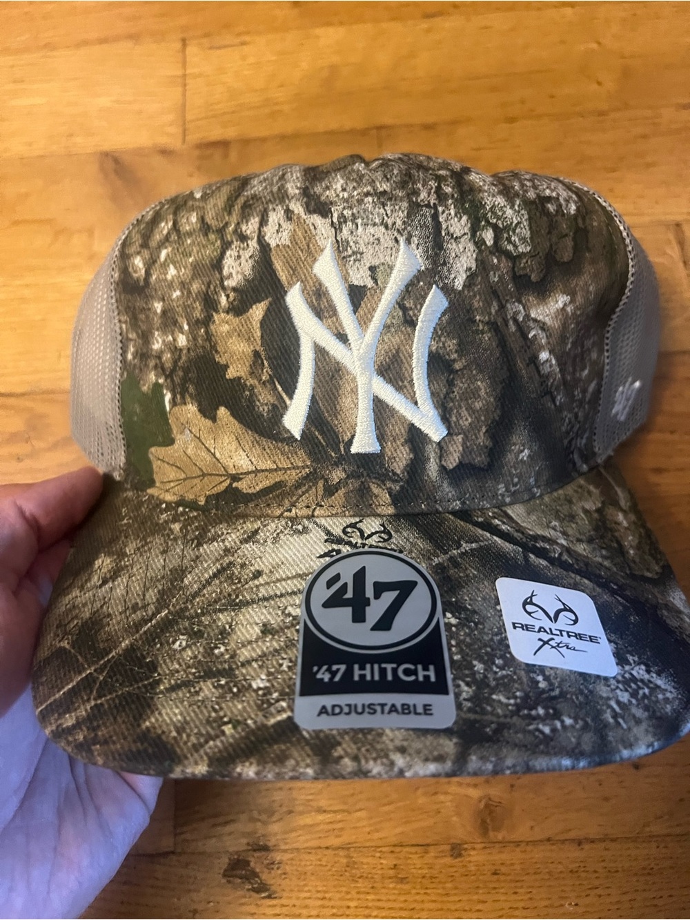 47 Brand New York Yankees Realtree camo hat OS NWT